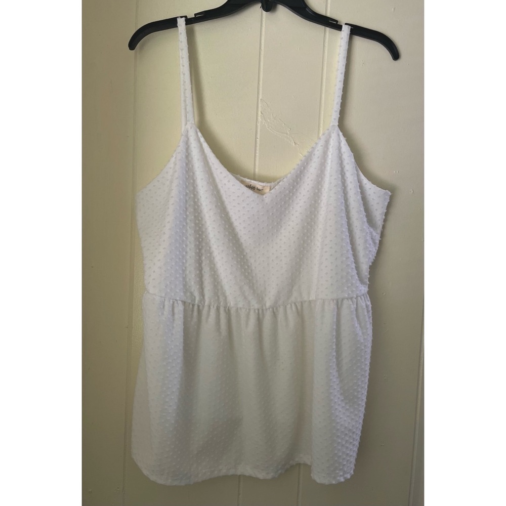 Urban Rose White Tank Top